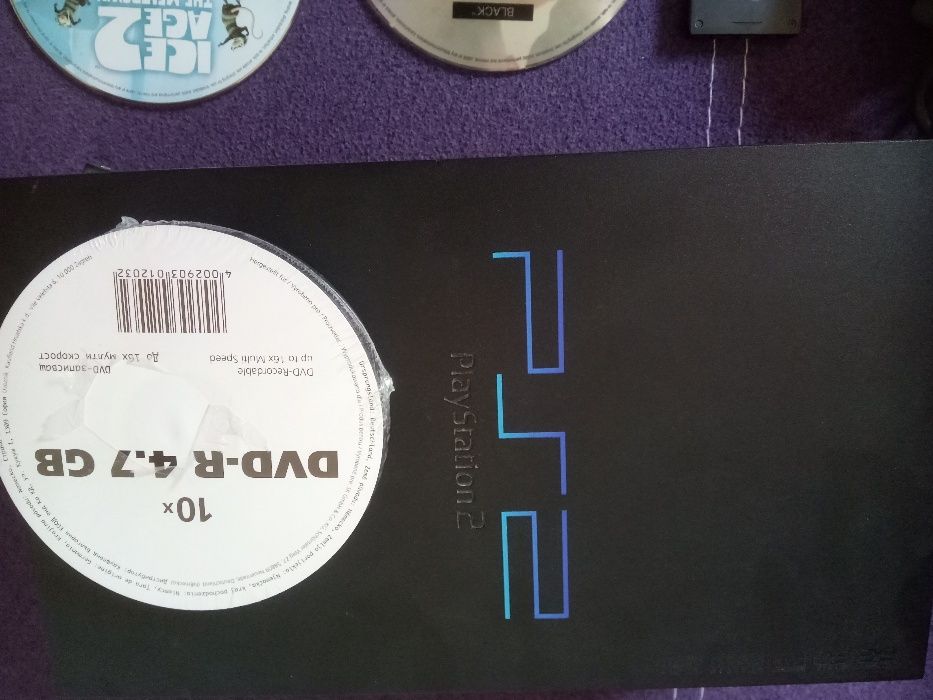 PS2 PlayStation 2 + 11 игри + 1 джойстика + Хакната Конзола комплект