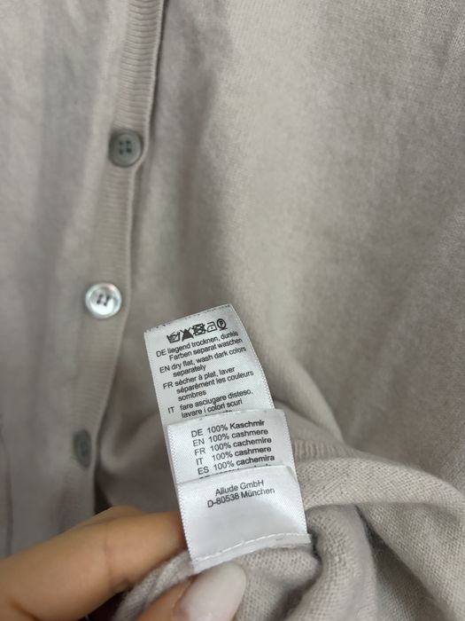 Cardigan Allude din 100% casmir, marimea S/M