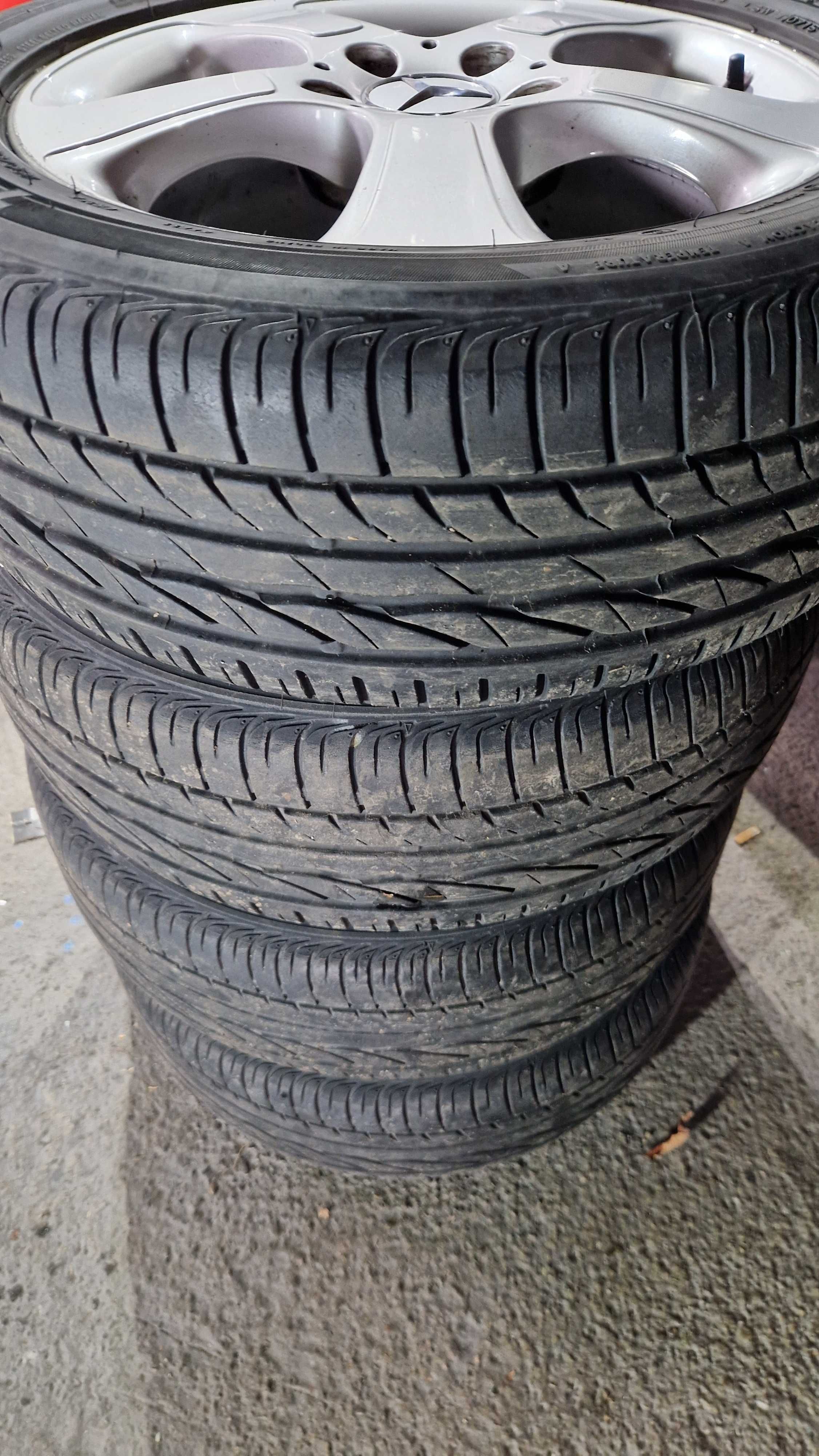 MERCEDES джанти със летни гуми 195/55/16 6J ET46 5×112 ЦО 66,6