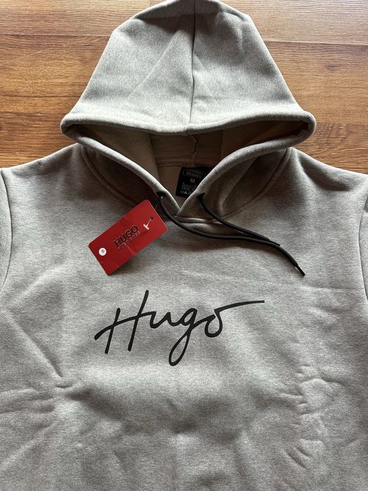 Мъжки,памучен суитчер Hugo BOSS в сиво
