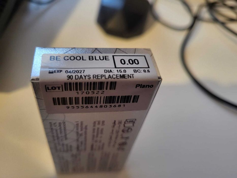 Lentile contact colorate fara dioptrii, albastre, Color Vue Cool Blue