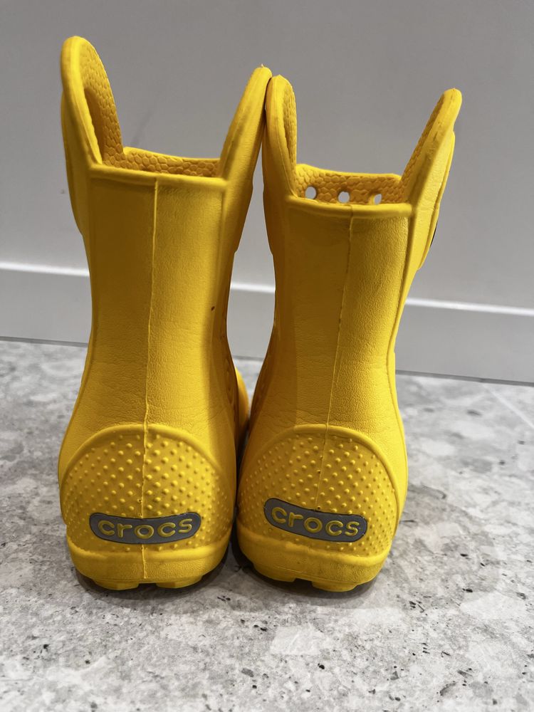 Жълти Crocs ботушки