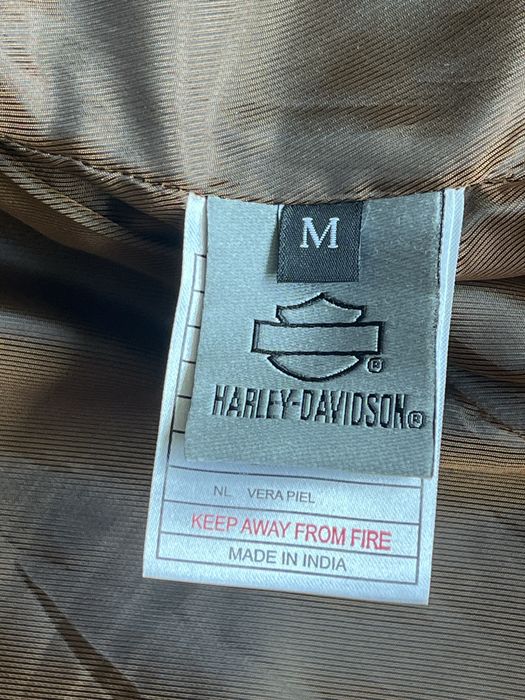 Harley Davidson : Яке/Сако естествена кожа размер М / Оригинал