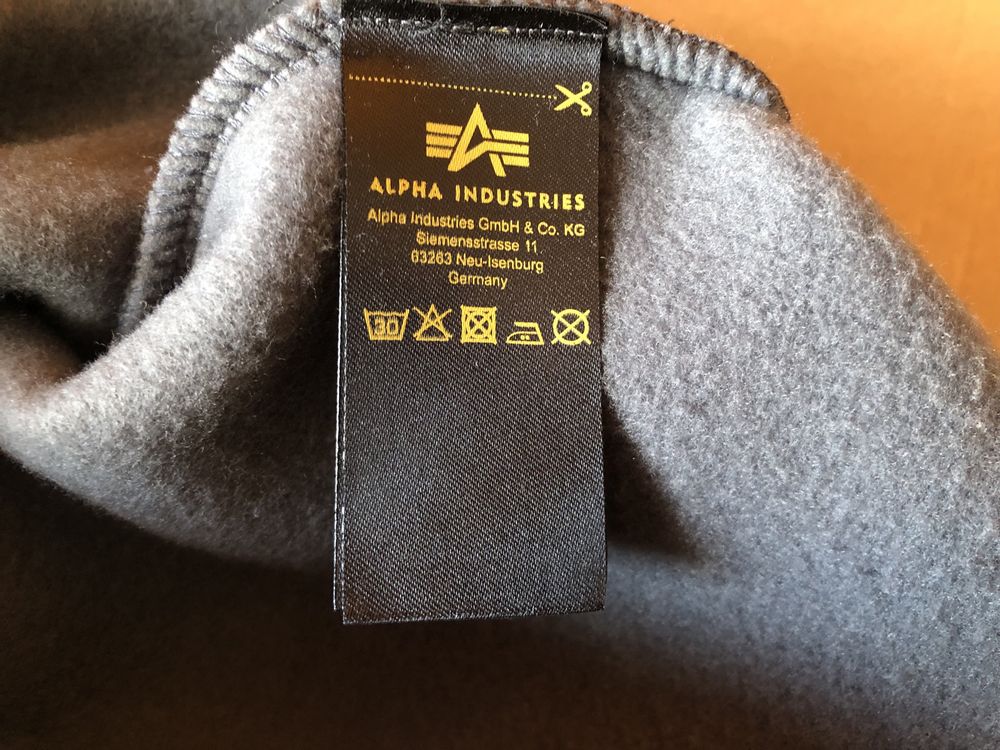 Alpha Industries Basic Sweater Small Logo ОРИГИНАЛ мъжки суичър/блуза