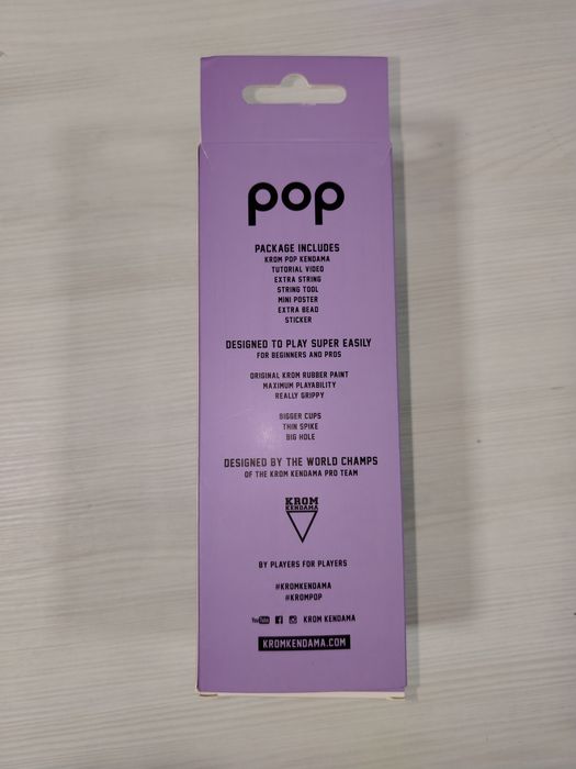 Krom Kendama - POP LOL Lavander Pink rubber