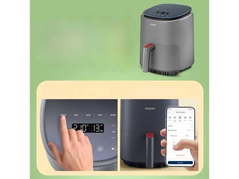 Еър Фрайър COSORI Lite CAF-LI401S 3.8L – Интелигентно и Бързо Готвене