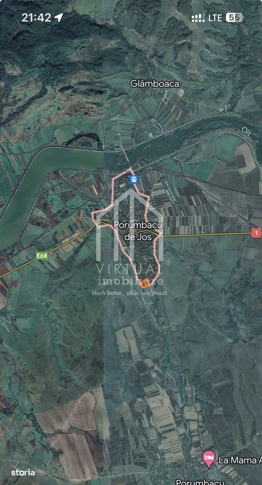 Teren INTRAVILAN in Porumbacu de Jos- 1717 mp- Pretabil investitie