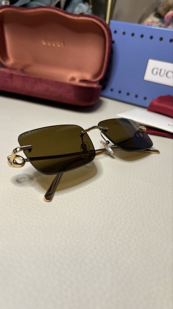 GUCCI GG1703S ochelari de soare rimless rame lentile