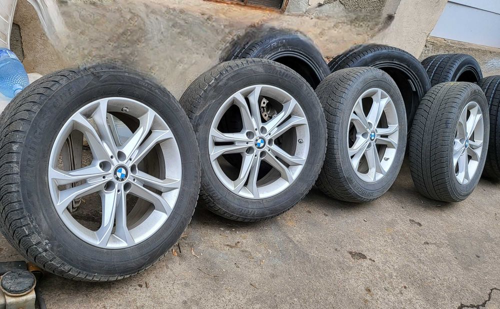 Set roti de iarna  Bmw x3 G 01 , r18 , originale, Bridgestone