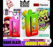 Vape 40.000 puffs 2 arome Reincarcabil Type C