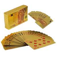 Carti de joc foita AUR 24K ( poker ) + certificat de autenticitate