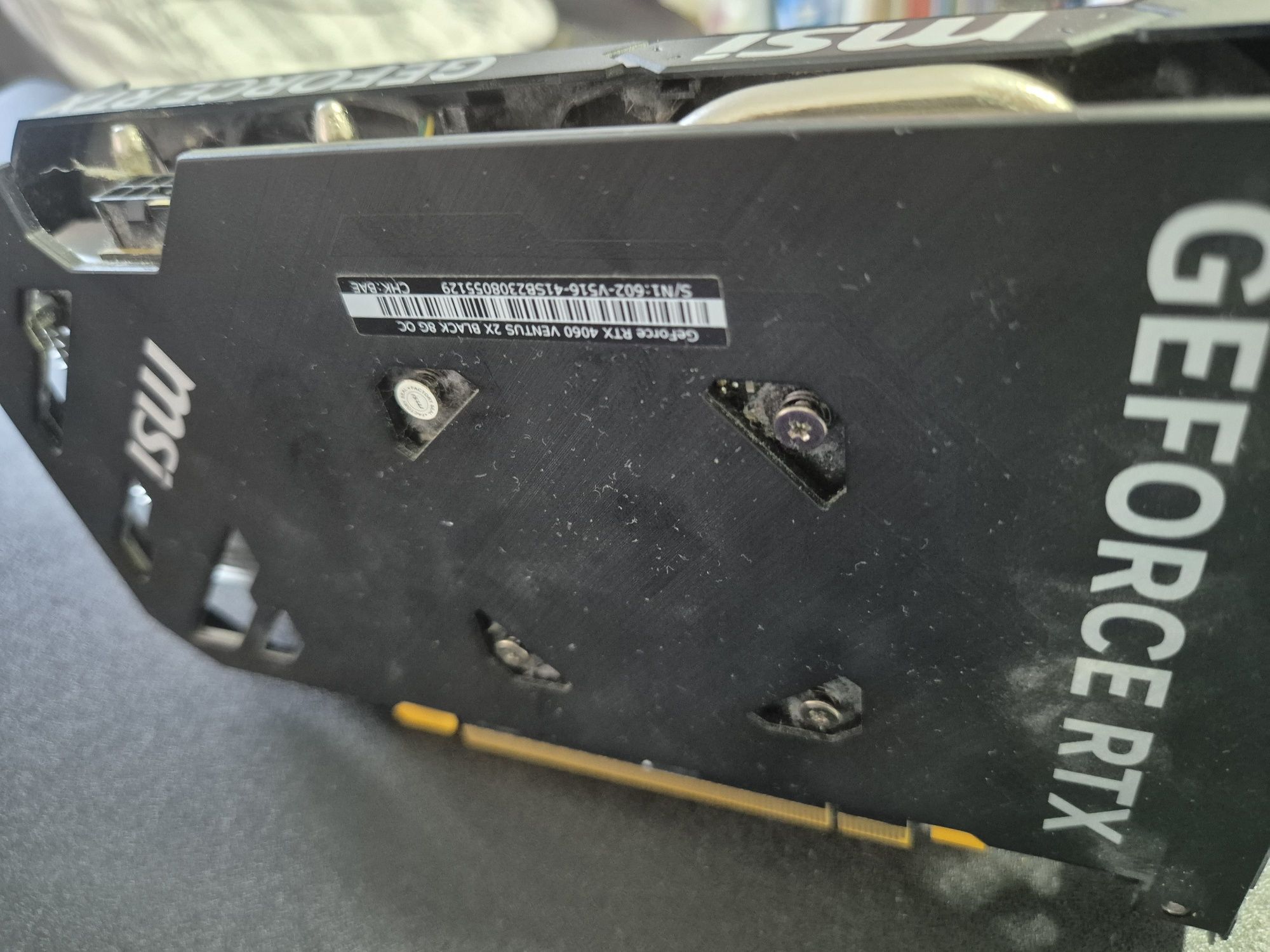 Placă video MSI GeForce RTX 4060 Black, 8GB GDDR6, 128-BIT