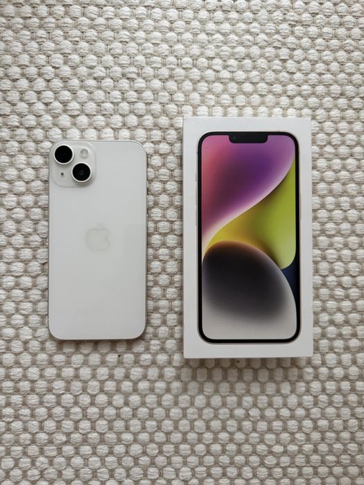 iPhone 14 Alb 128GB + 5 huse cadou