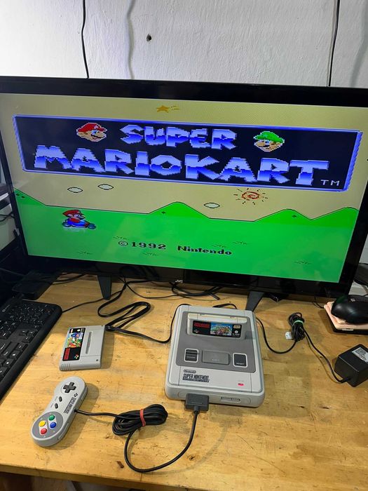 consola nintendo snes super nintendo snsp-001a