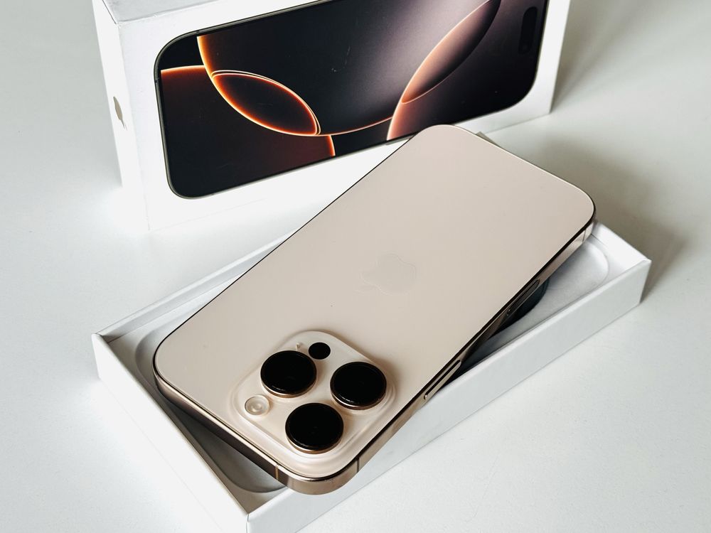 НОВ! Iphone 16 Pro 256GB Desert Titanium Гаранция 1 година