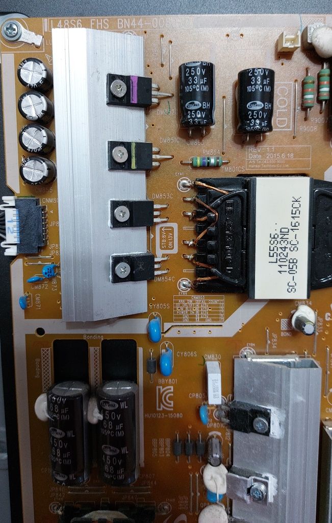 Samsung UE48JU6400 Sursa 48S6FSH BN44-00807D Placa de baza BN41-02344
