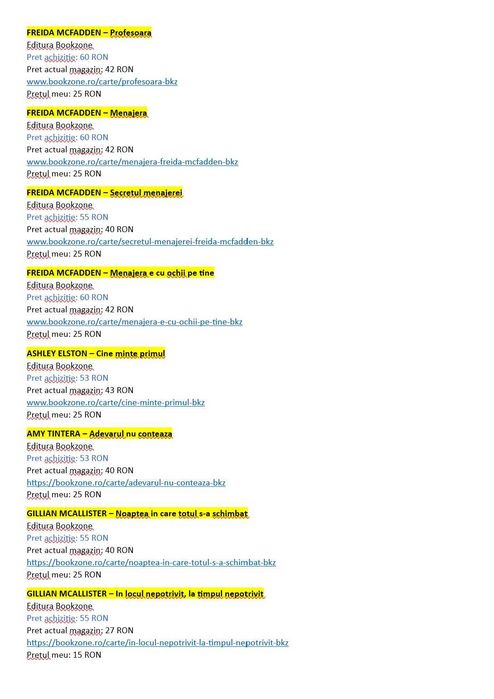 Colectie 21 carti thriller, politiste (biblioteca, carte, scriitor)