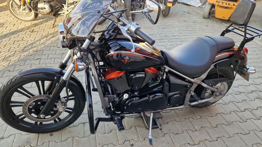 Kawasaki Vulcan Vn 900 Custom 2009 cruiser choper motocicleta  moto