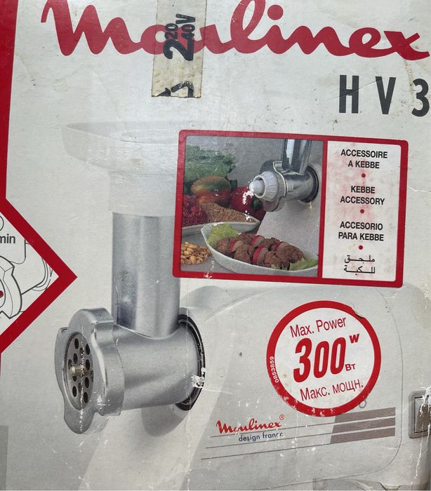 Мясорубка электрическая moulinex