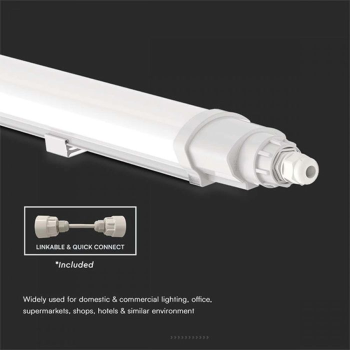 36W 120cm LED Влагозащитено тяло L-Серия 3800LM 4000K