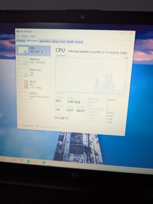 Laptop HP ca Nou  generatia 11