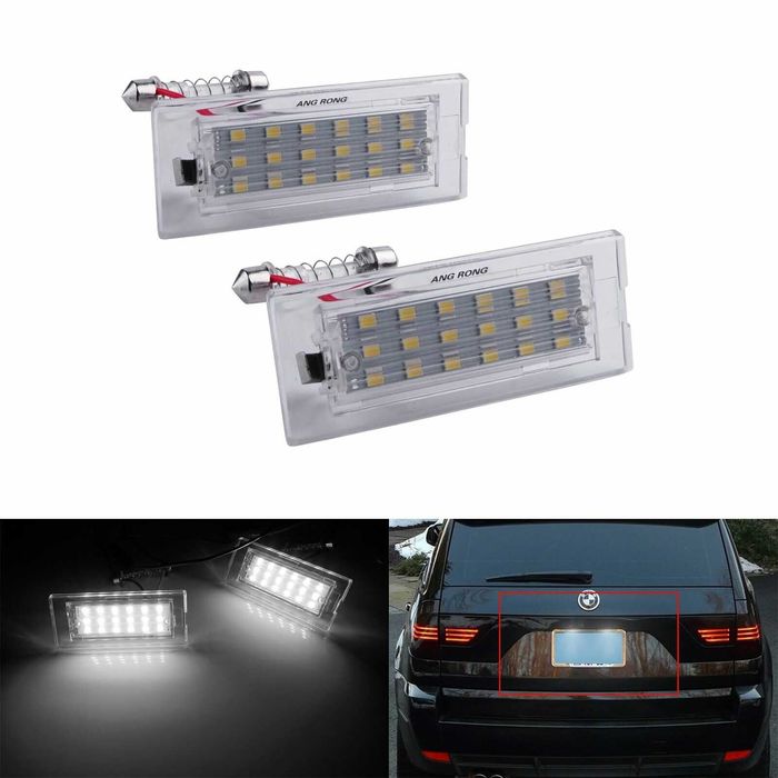 LED плафони регистрационен номер за BMW X3 E83  X5 E53