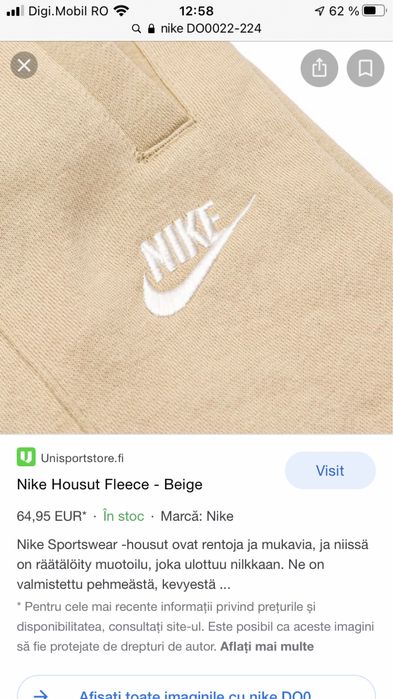 Pantaloni barbati nike M