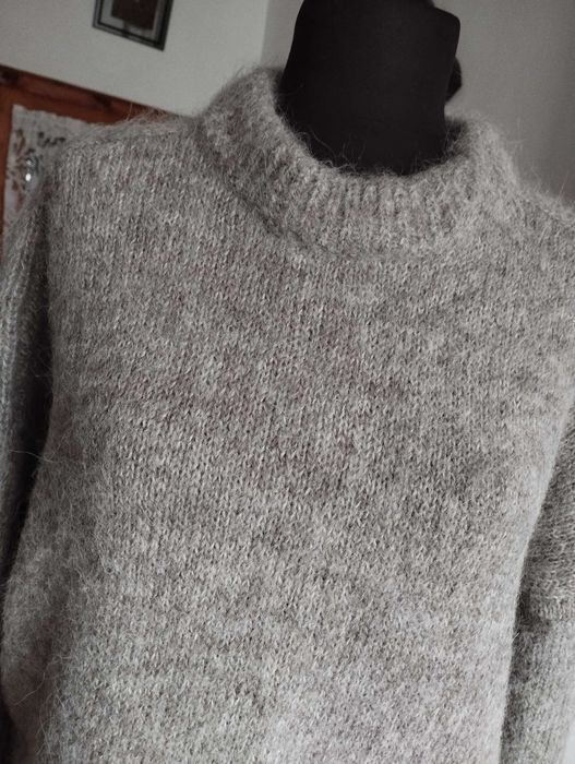 H&M алпака и вълна дамски сив пуловер