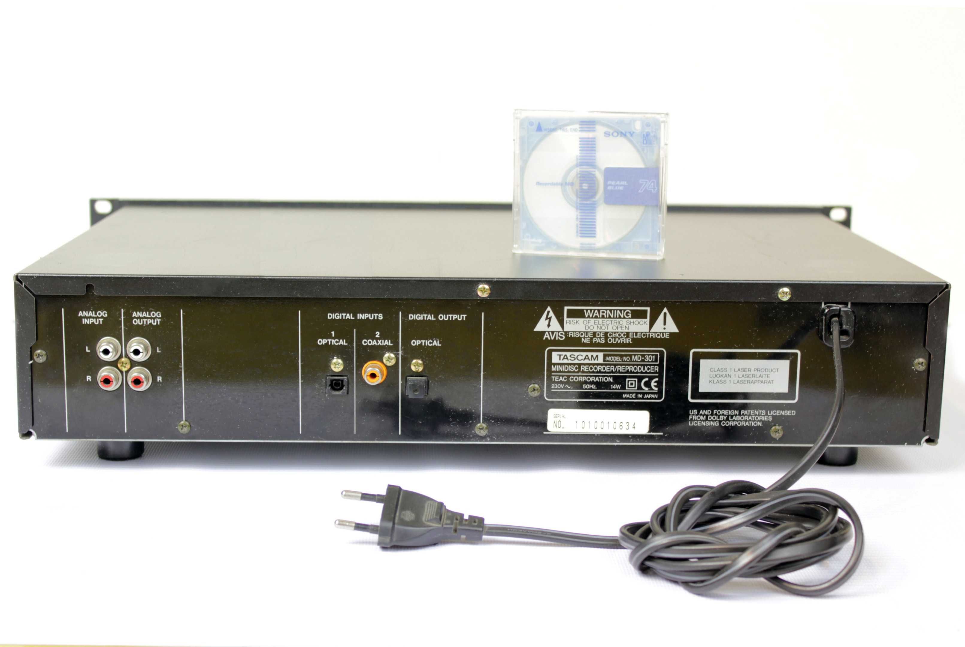 Tascam MD-301 минидисковый рекордер