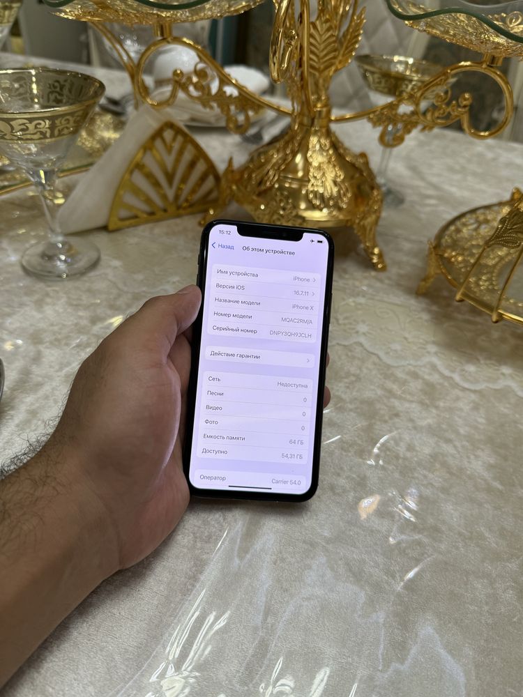 Iphone x ayfon x 64gb qora holati ideal aybi yo face ishlidi