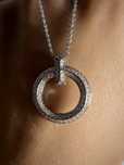 Colier model Tiffany’s cu moissanite
