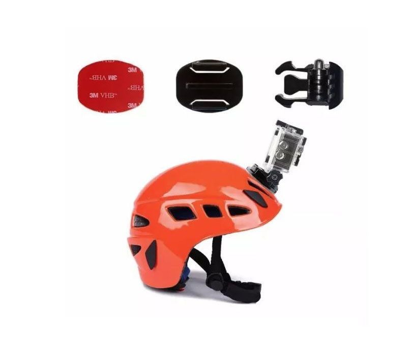 Комплект pro helmet mount - стойка за каска за 1 или 2 екшън камери