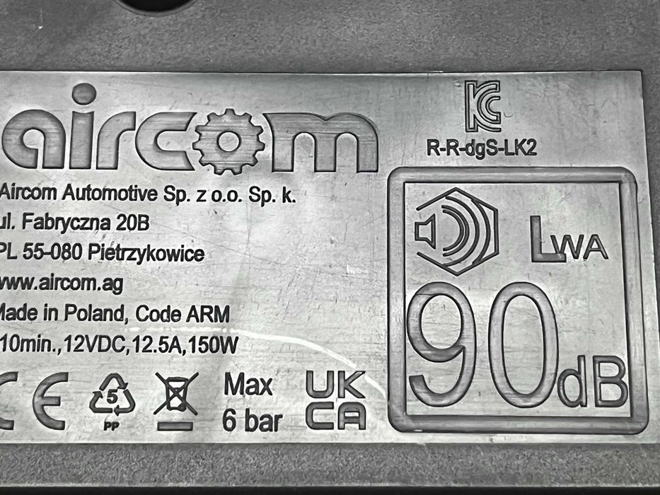 Оригинален компресор за кола AirCom 150W Audi Seat Skoda VW