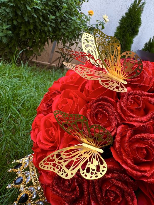 Buchet 101 trandafiri roșii din săpun