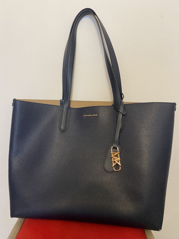 Geanta Tote Bag Michael Kors Bleumarin