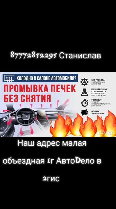 Промывка печки радиатора печки чистка