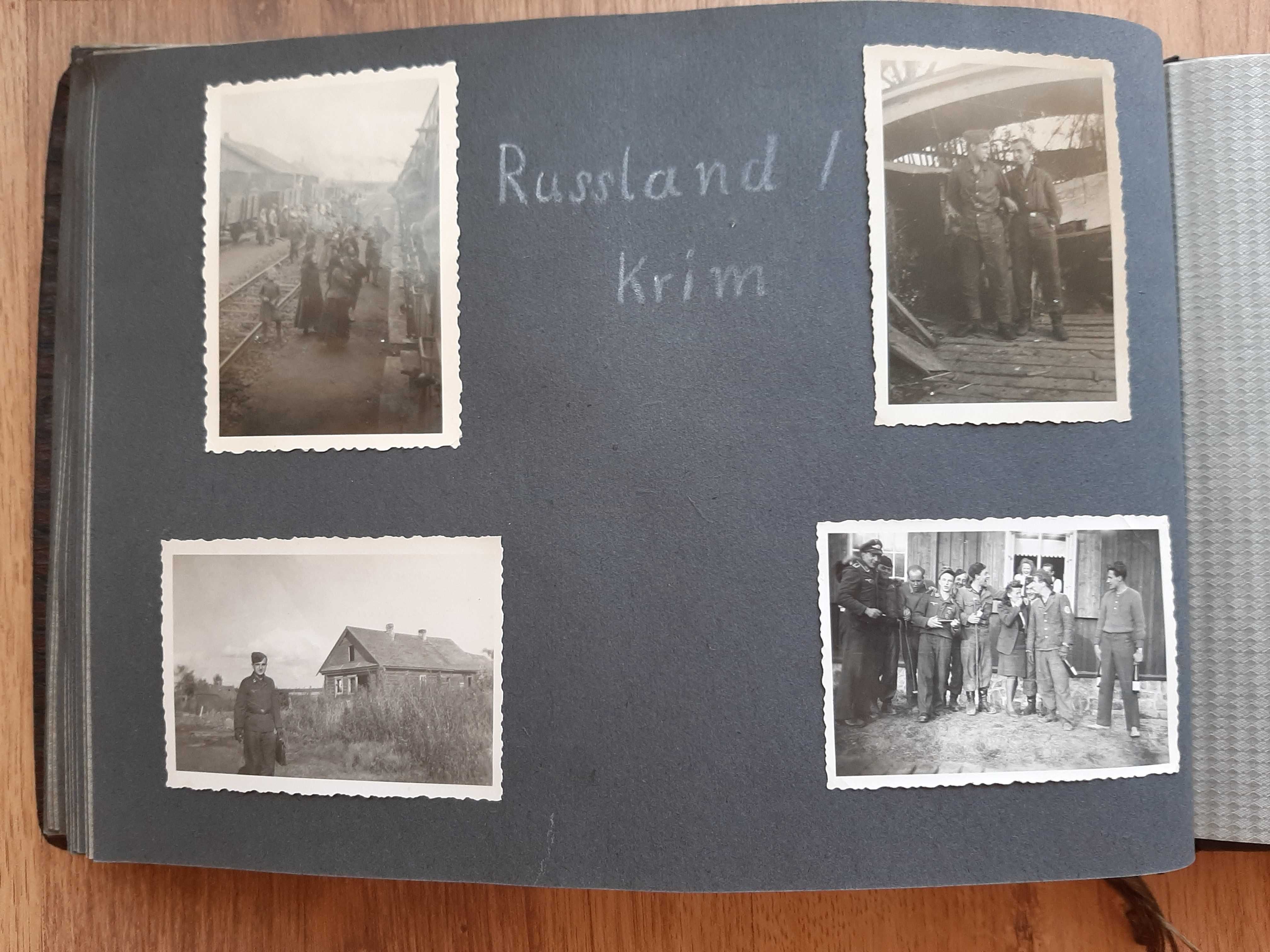 Album foto vechi fotografii razboi Reich Romania Crimeea WW2