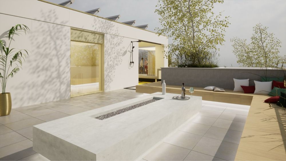 Vand teren cu AC 6 aparatmante de lux zorilor