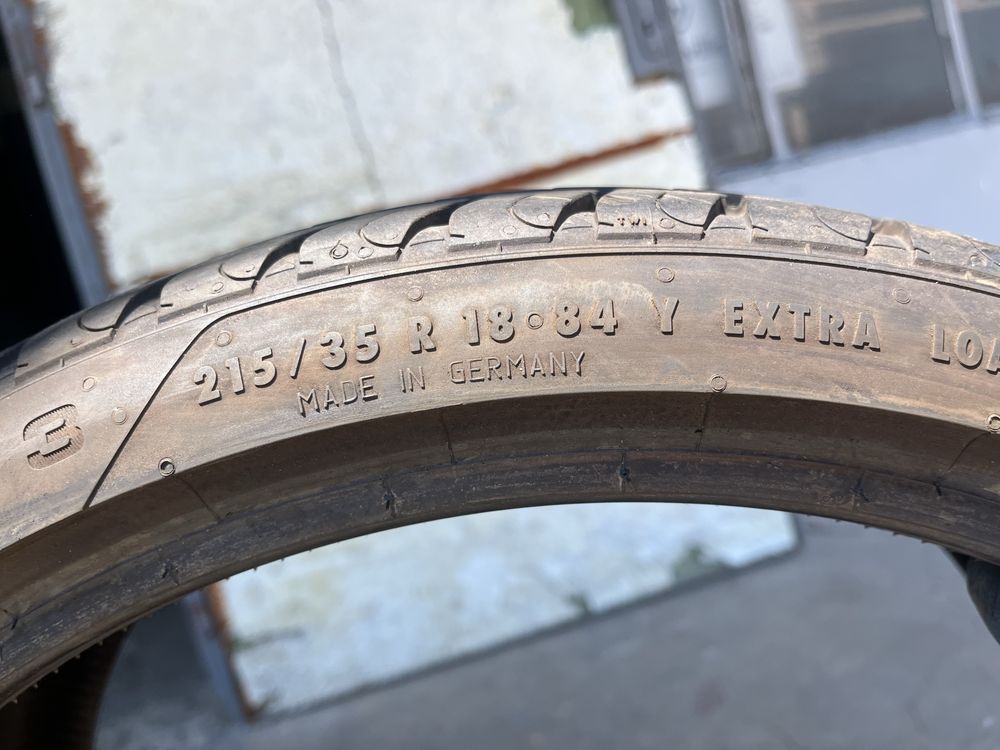 4 бр. летни гуми 215/35/18 Uniroyal DOT 0419 6-7 mm