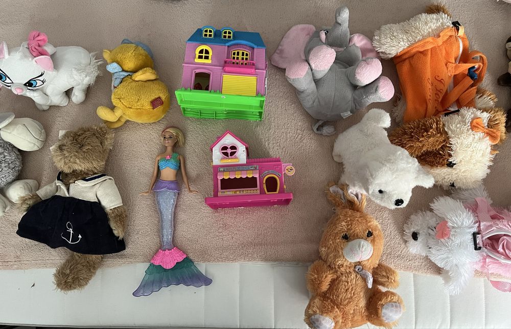 Lot jucării bebelusi si plușuri