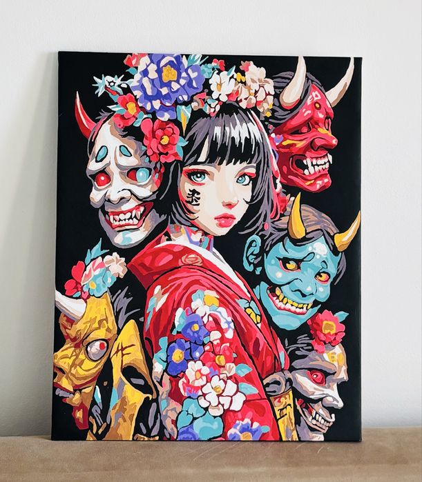 Готовая картина по номерам