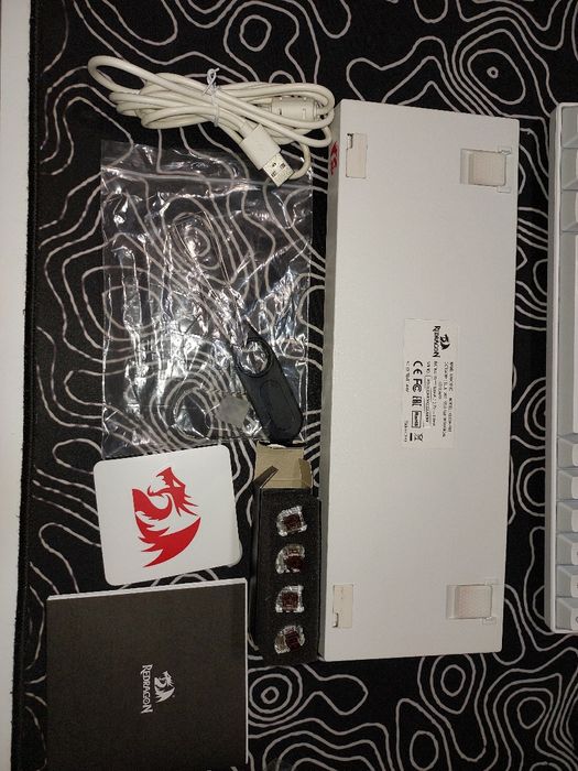 Tastatura Gaming Redragon Draconic K530W pro white