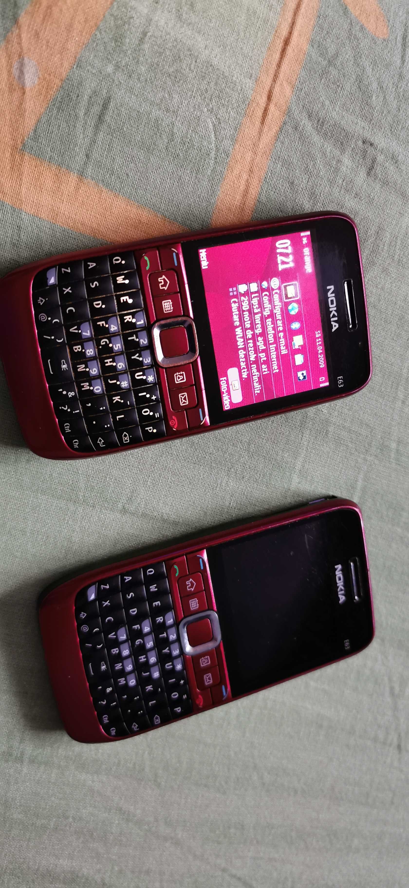 nokia red  nokia e63