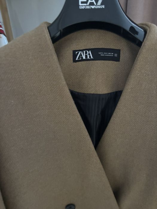 Палто Zara със вълна в състава