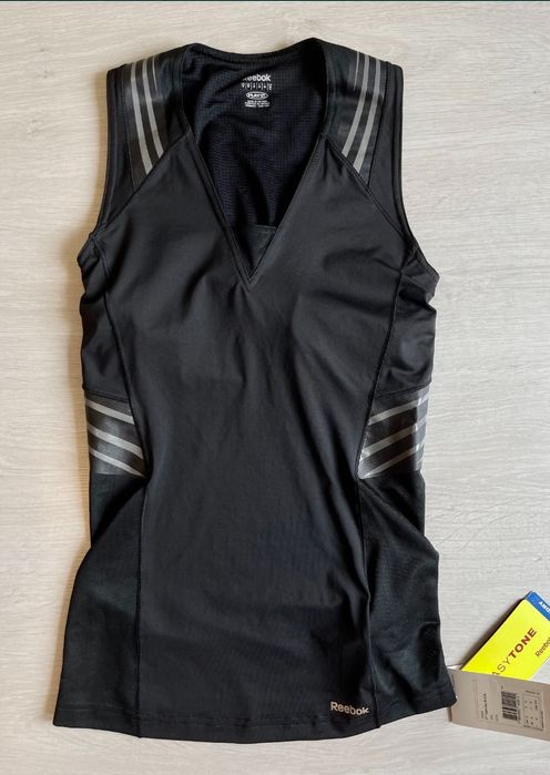 Tricou dama Rebook PlayDry Fitness Compresie Sport-produs nou