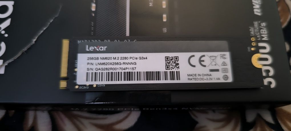 256Gb SSD Lexar NVME