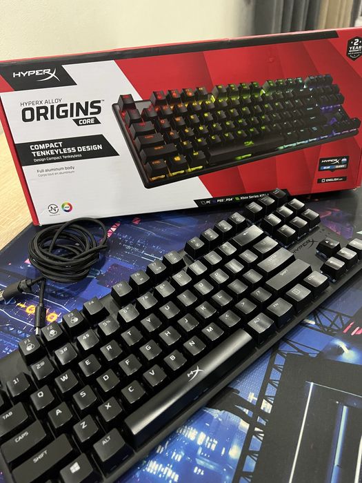 Игровая клавиатура HyperX Alloy Origins Core (Blue Clicky)