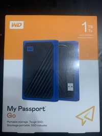 SIGILAT SSD extern WD My Passport GO 1TB USB 3.0 AntiSoc Vitez 400MB/s