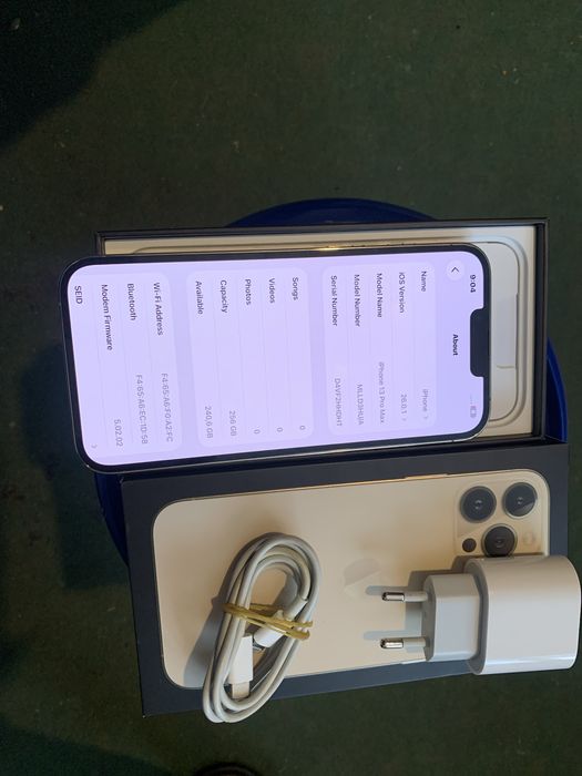 13 Pro Max 256 гб на 100% батерия