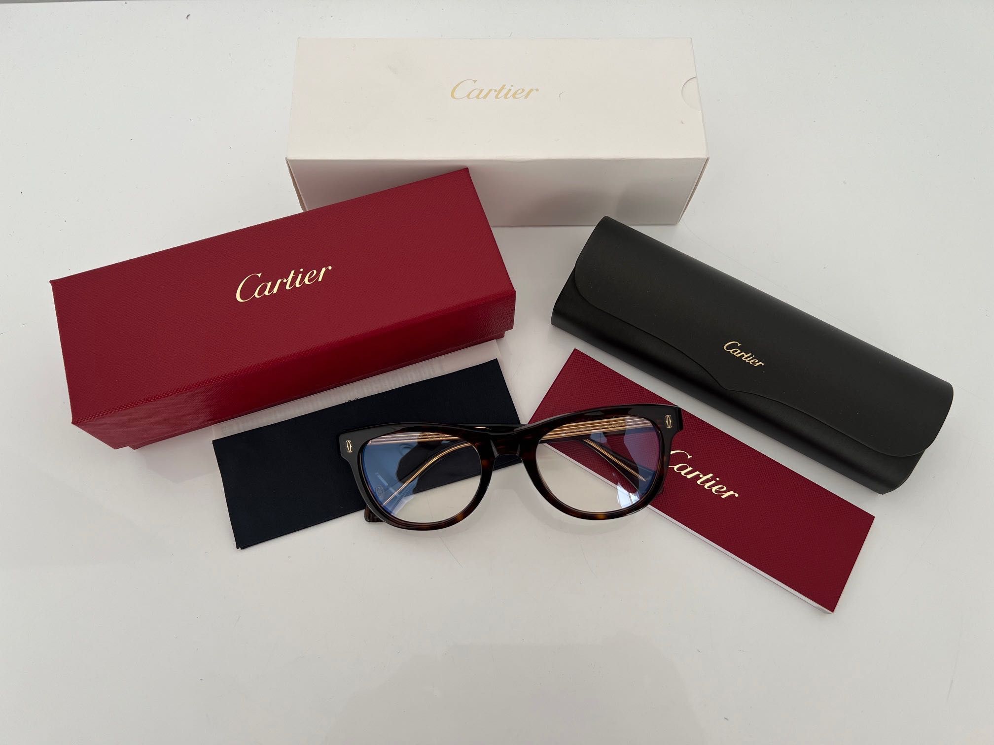 rame ochelari vedere barbati Cartier CT0340O 005